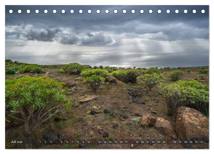 Produktbild: La Isla de La Gomera - Wilde Sch&ouml;nheit im Atlantik (Tischkalender 2026 DIN A5 quer), CALVENDO Monatskalender