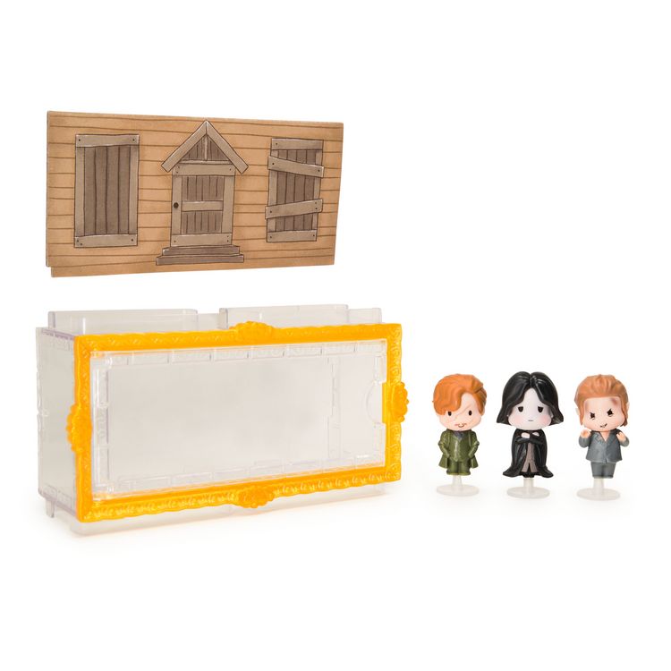 Produktbild: Wizarding World Harry Potter - Micro Magical Moments Sammelfiguren Multipack "Rivalen mit Remus Lupin, Severus Snape, Peter Pettigrew und Setzkasten