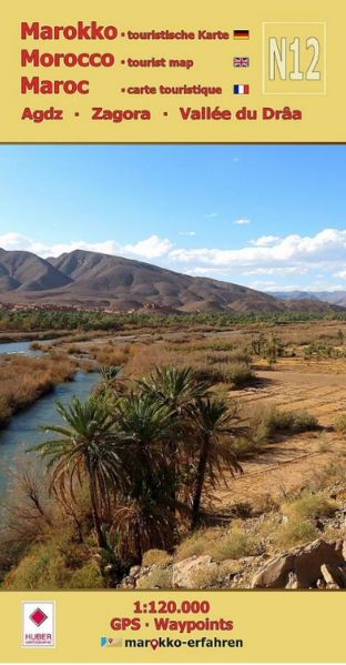 Produktbild: N12: Agdz - Zagora - Vall&eacute;e du Dr&acirc;a - 1:120.000