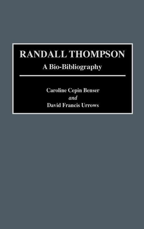 Produktbild: Randall Thompson