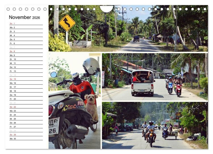 Produktbild: Das bunte Leben in Thailand (Wandkalender 2026 DIN A4 quer), CALVENDO Monatskalender
