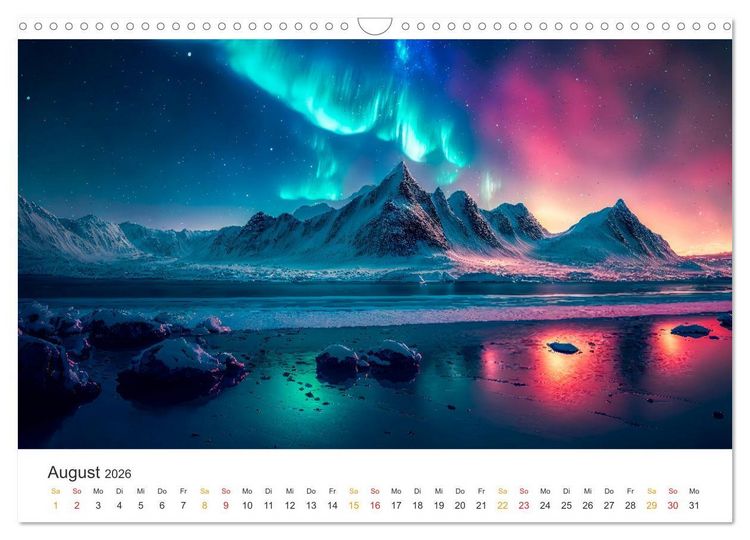 Produktbild: Gr&ouml;nland - Arktische Tr&auml;ume (Wandkalender 2026 DIN A3 quer), CALVENDO Monatskalender