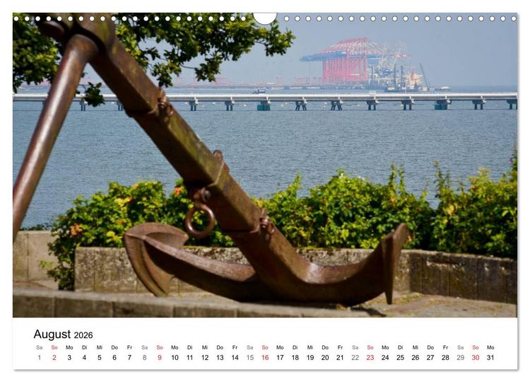 Produktbild: Maritime Impressionen Wilhelmshaven (Wandkalender 2026 DIN A3 quer), CALVENDO Monatskalender