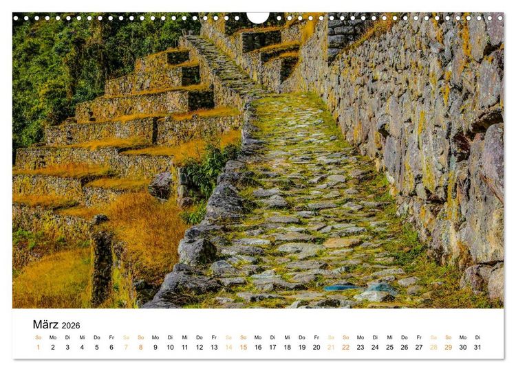 Produktbild: Qhapaq &Ntilde;an - die K&ouml;nigsstrasse der Anden (Wandkalender 2026 DIN A3 quer), CALVENDO Monatskalender
