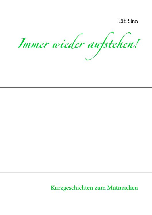 Produktbild: Immer wieder aufstehen!