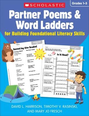Produktbild: Partner Poems & Word Ladders for Building Foundational Literacy Skills: Grades 1-3