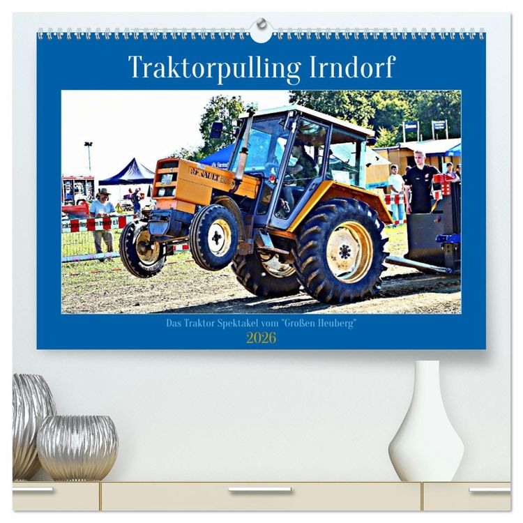 Produktbild: Traktorpulling Irndorf (hochwertiger Premium Wandkalender 2026 DIN A2 quer), Kunstdruck in Hochglanz