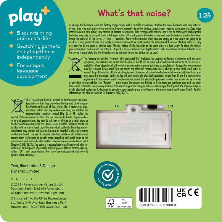 Produktbild: Play+ Shh ... who's there? Jungle Animals