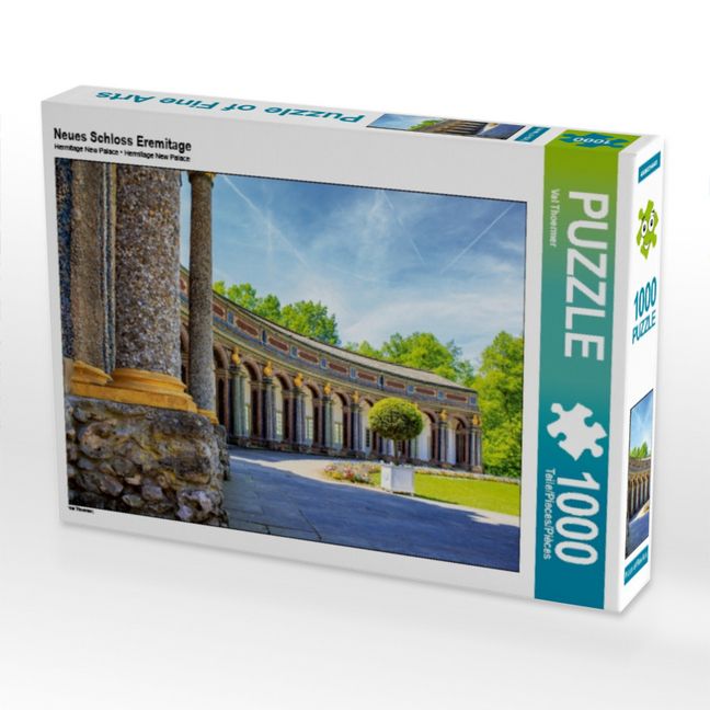 Produktbild: CALVENDO Puzzle Neues Schloss Eremitage | 1000 Teile Lege-Gr&ouml;&szlig;e 64x48cm Foto-Puzzle f&uuml;r gl&uuml;ckliche Stunden
