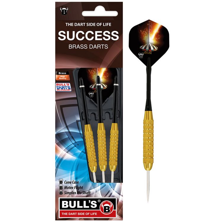 Produktbild: BULL'S 3 Steeldarts Success Brass 21 g