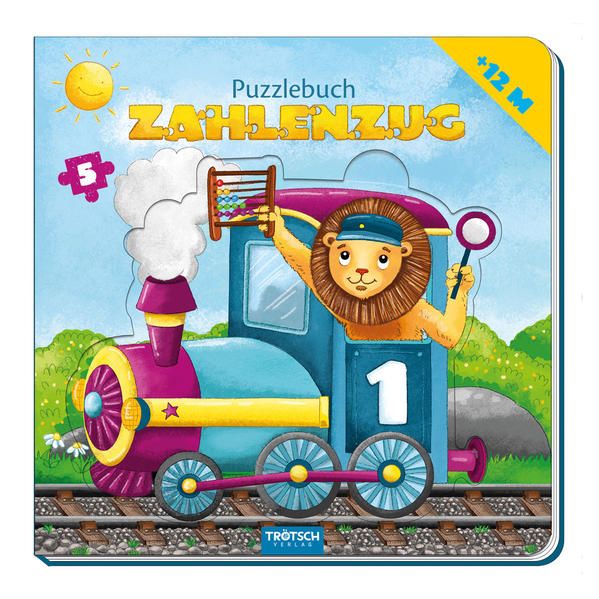 Produktbild: Tr&ouml;tsch Puzzlebuch Zahlenzug Puzzlebuch