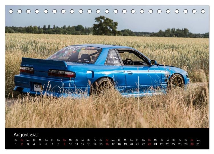 Produktbild: Nissan Silvia PS13 (Tischkalender 2026 DIN A5 quer), CALVENDO Monatskalender