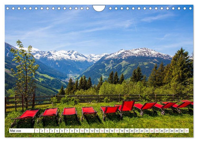 Produktbild: Sch&ouml;ne Gr&uuml;&szlig;e aus Bad Gastein (Wandkalender 2026 DIN A4 quer), CALVENDO Monatskalender