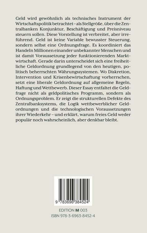 Produktbild: Geld in Freiheit