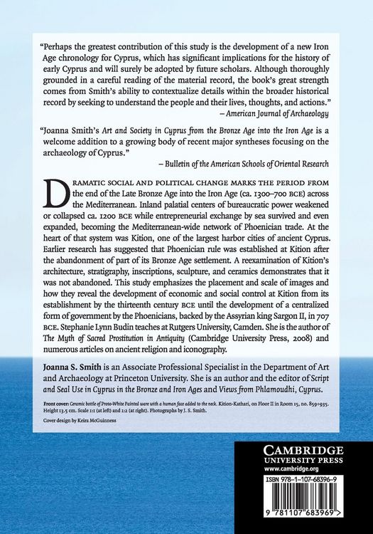 Produktbild: Art and Society in Cyprus from the Bronze Age into the Iron Age
