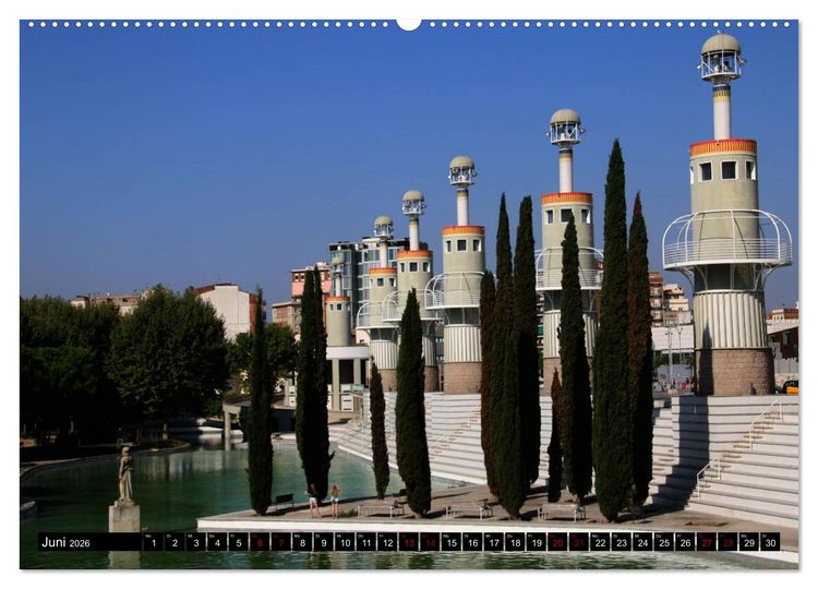 Produktbild: Barcelona - Stadt des Modernisme (hochwertiger Premium Wandkalender 2026 DIN A2 quer), Kunstdruck in Hochglanz