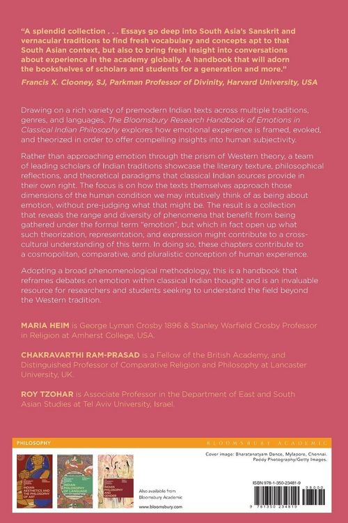 Produktbild: The Bloomsbury Research Handbook of Emotions in Classical Indian Philosophy