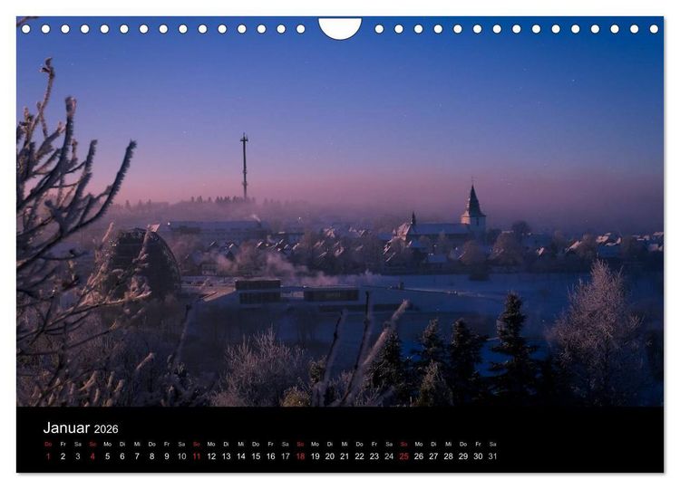Produktbild: Winterberg - Sauerland - Eine Landschaft in Bildern (Wandkalender 2026 DIN A4 quer), CALVENDO Monatskalender