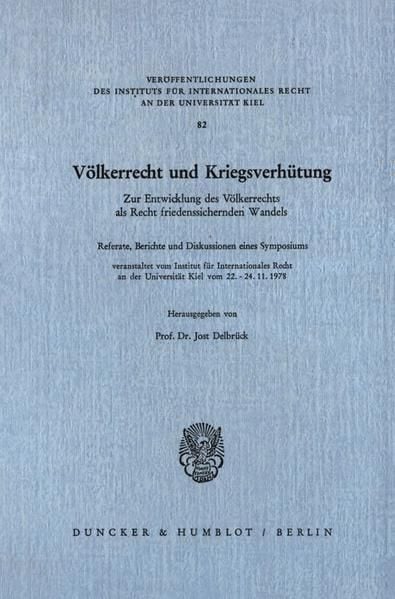 Produktbild: V&ouml;lkerrecht und Kriegsverh&uuml;tung.