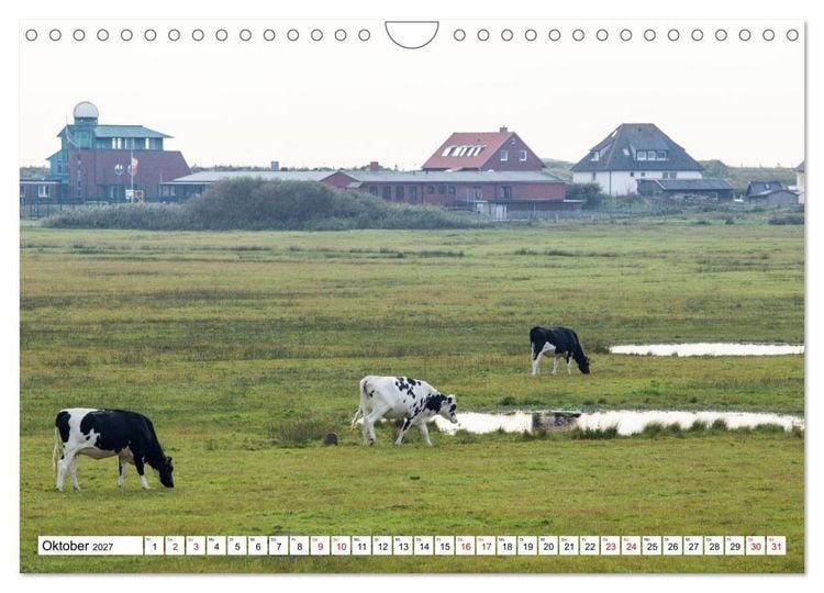 Produktbild: Wangerooge - Momente einer Reise (Wandkalender 2027 DIN A4 quer), CALVENDO Monatskalender