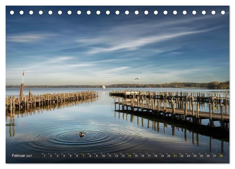 Produktbild: Stille Weiten (Tischkalender 2027 DIN A5 quer), CALVENDO Monatskalender
