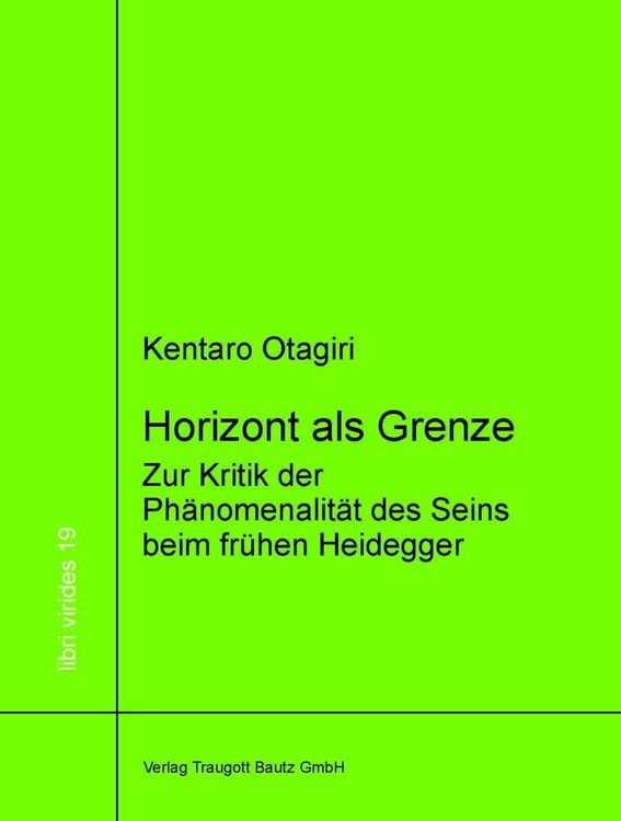 Produktbild: Horizont als Grenze