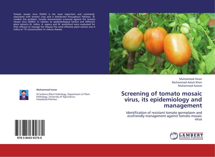 Produktbild: Screening of tomato mosaic virus, its epidemiology and management