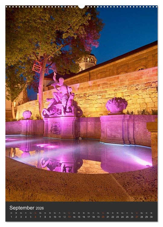 Produktbild: Bayreuth 2026 (Wandkalender 2026 DIN A2 hoch), CALVENDO Monatskalender