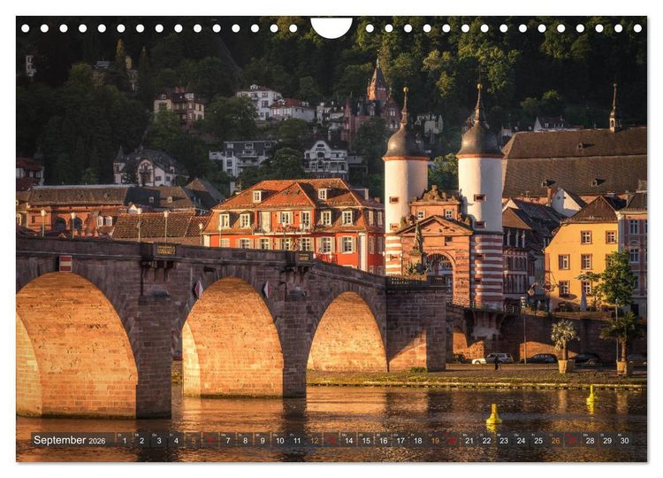 Produktbild: Mein Heidelberg - Unterwegs zwischen Neckar und Altstadt (Wandkalender 2026 DIN A4 quer), CALVENDO Monatskalender