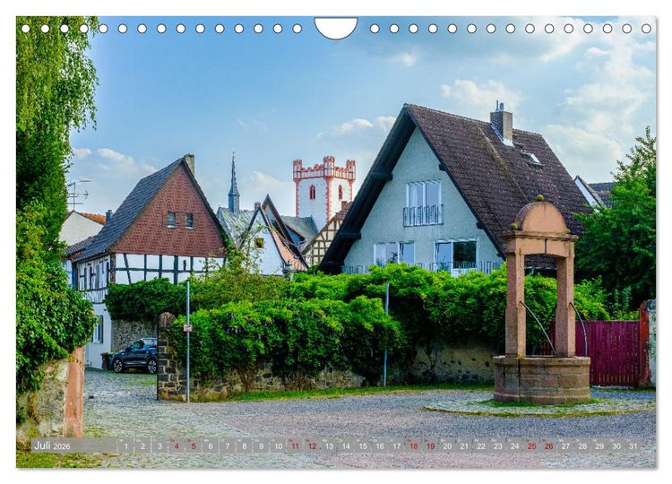 Produktbild: Ein Blick auf Hanau-Steinheim (Wandkalender 2026 DIN A4 quer), CALVENDO Monatskalender