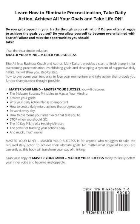 Produktbild: Master Your Mind - Master Your Success