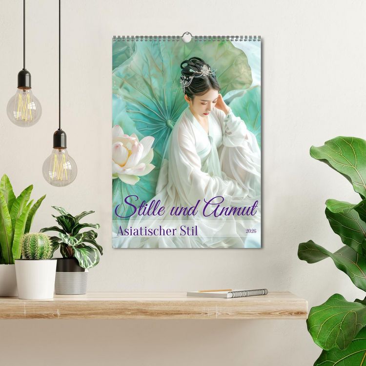 Produktbild: Stille und Anmut - Asiatischer Stil (Wandkalender 2026 DIN A3 hoch), CALVENDO Monatskalender