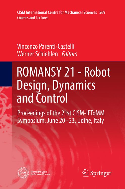Produktbild: ROMANSY 21 - Robot Design, Dynamics and Control