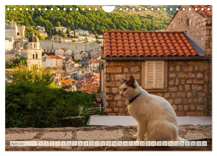 Produktbild: Dubrovnik historische Altstadt - UNESCO‑Welterbe im sonnigen Kroatien (Wandkalender 2027 DIN A4 quer), CALVENDO Monatskalender