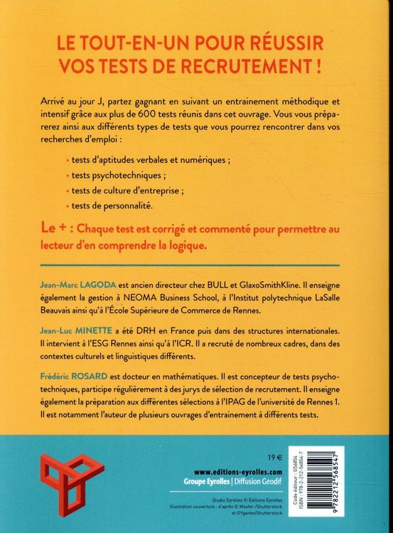 Produktbild: 600 tests de recrutement s