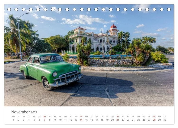 Produktbild: Kuba, karibische Tr&auml;ume (Tischkalender 2027 DIN A5 quer), CALVENDO Monatskalender