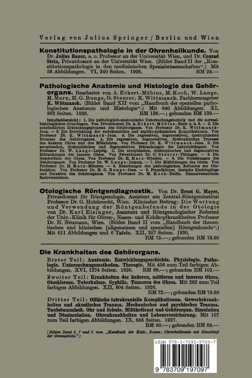 Produktbild: Die Medikament&ouml;se und Allgemeine Behandlung der Ohrenkrankheiten