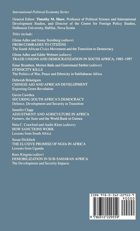 Produktbild: Demobilization in Subsaharan Africa
