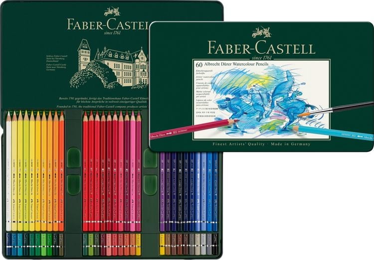 Faber-Castell Aquarellstifte Albrecht Dürer, 120er Set Metalletui