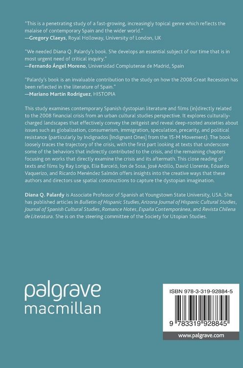 Produktbild: The Dystopian Imagination in Contemporary Spanish Literature and Film