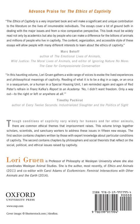 Produktbild: The Ethics of Captivity