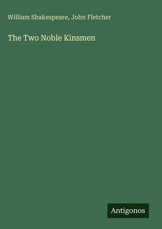 Produktbild: The Two Noble Kinsmen