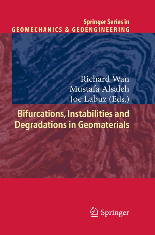 Produktbild: Bifurcations, Instabilities and Degradations in Geomaterials