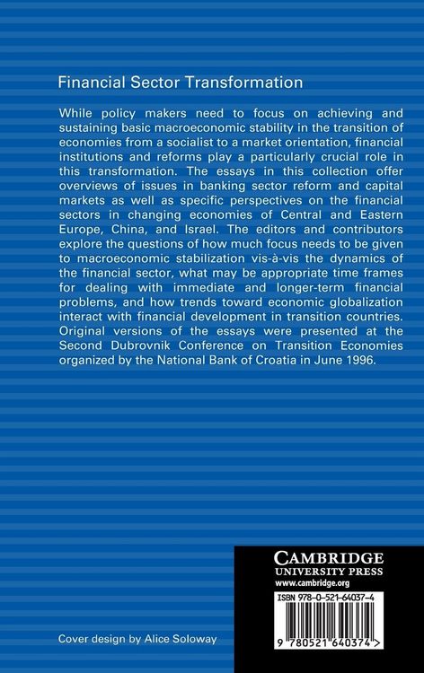 Produktbild: Financial Sector Transformation