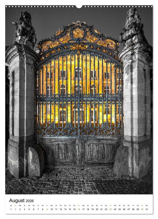 Produktbild: M&uuml;nster - erstrahlt bei Nacht (Wandkalender 2026 DIN A2 hoch), CALVENDO Monatskalender