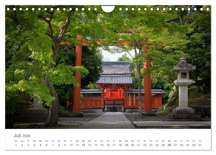 Produktbild: Japan - Orte der Stille (Wandkalender 2026 DIN A4 quer), CALVENDO Monatskalender