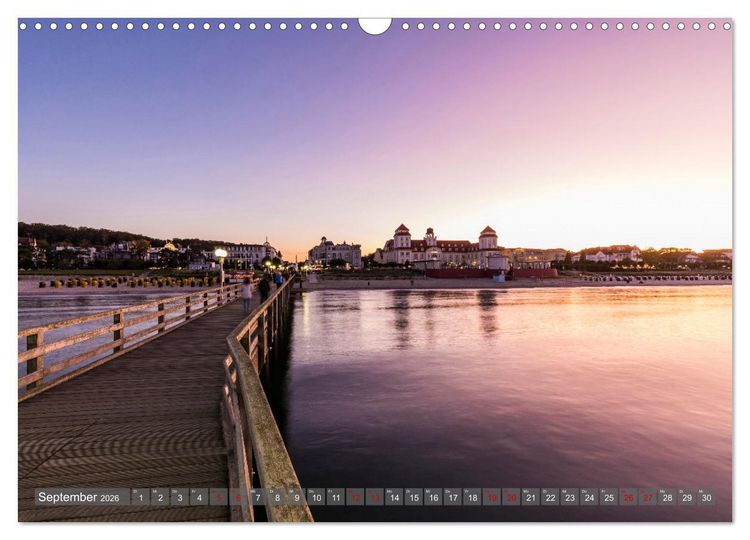 Produktbild: OSTSEEK&Uuml;STE Sehnsuchtsorte in Mecklenburg-Vorpommern (Wandkalender 2026 DIN A3 quer), CALVENDO Monatskalender