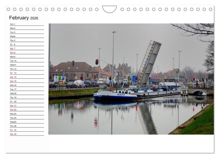 Produktbild: Belgium in pictures (Wall Calendar 2026 DIN A4 landscape), CALVENDO 12 Month Wall Calendar