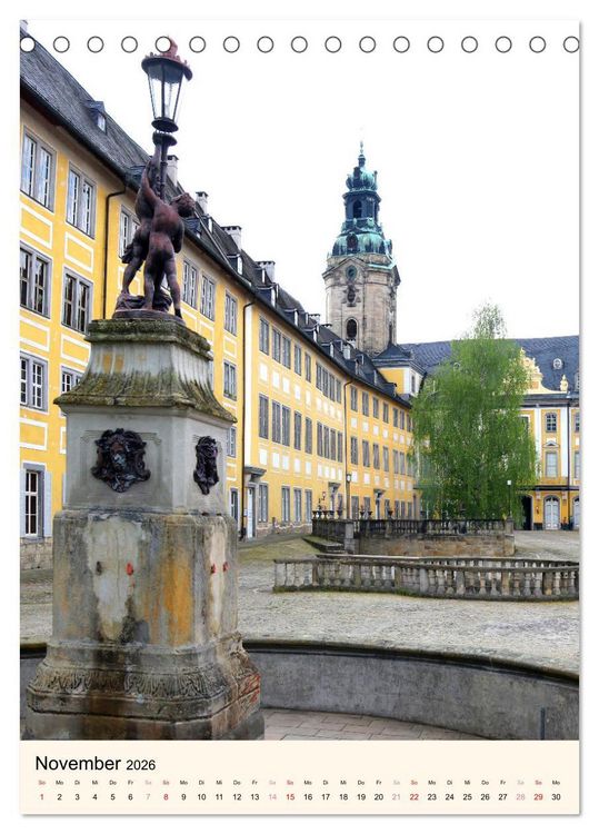 Produktbild: Rudolstadt - Ein Spaziergang (Tischkalender 2026 DIN A5 hoch), CALVENDO Monatskalender