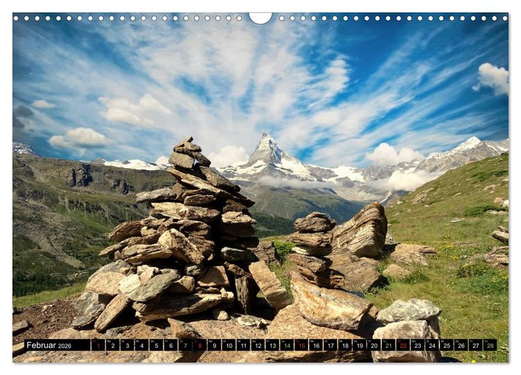 Produktbild: Und ewig lockt das Matterhorn (Wandkalender 2026 DIN A3 quer), CALVENDO Monatskalender